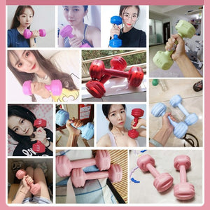 SKTITAN Neoprene Dumbbell / Neoprene / Cast Iron / Dumbbell / Perfect Shape / Weight Available 1-5KG【Come with Pair】】