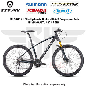 SK TITAN 3700 X1 Elite 27 SPEED with Hydraulic Brake and Air Suspension Fork [2021 April Model]