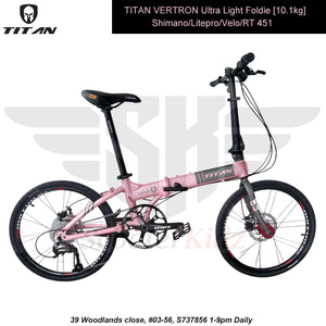 SK TITAN VERTRON WITH 9 Speed Shimano /Litepro Hollowtech / Hydraulic Brake